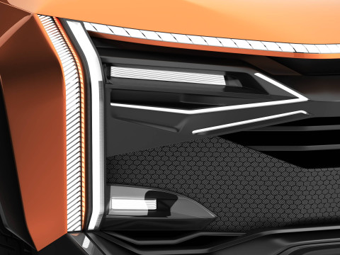 Generic Future EV Pickup 3D Model