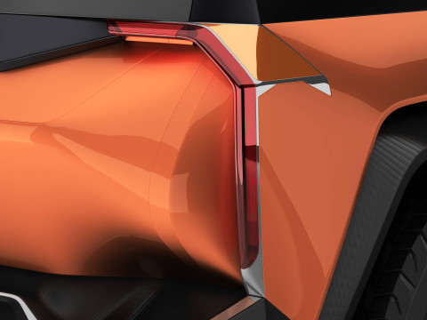 Generic Future EV Pickup 3D Model