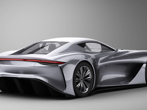 Generic Future EV Sportcoupe 3D Model