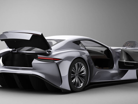 Generic Future EV Sportcoupe 3D Model