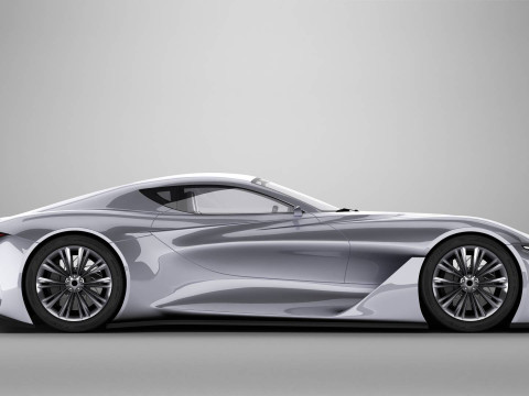 Generic Future EV Sportcoupe 3D Model