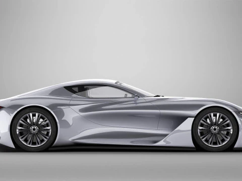 Generic Future EV Sportcoupe 3D Model