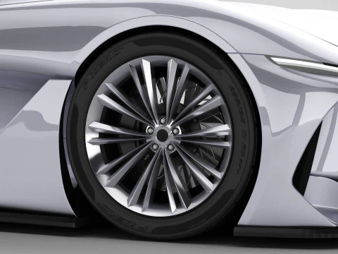 Generic Future EV Sportcoupe 3D Model