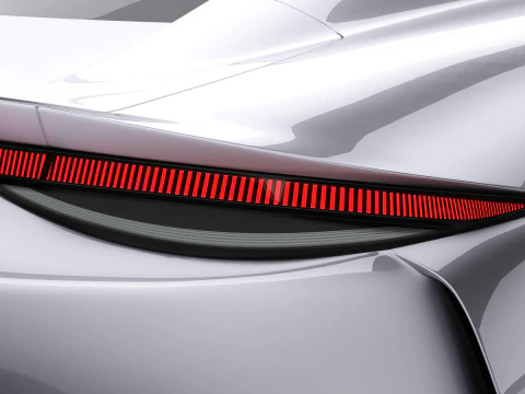 Generic Future EV Sportcoupe 3D Model