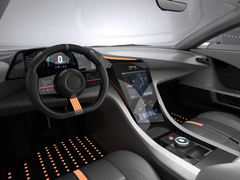 Generic Future EV Sportcoupe 3D Model