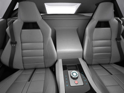 Generic Future EV Sportcoupe 3D Model