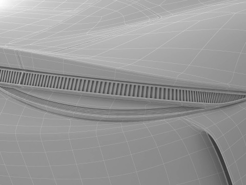 Generic Future EV Sportcoupe 3D Model