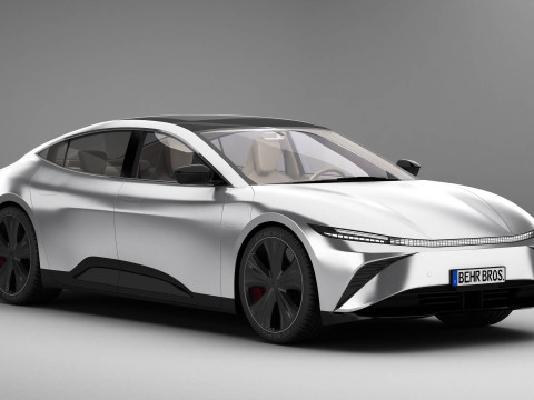 Generic Modern Sedan Modelo 3D