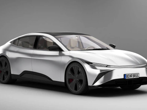 Berlina moderna generica Modello 3D