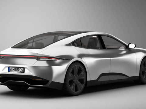 Generic Modern Sedan Modelo 3D