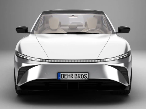 Berlina moderna generica Modello 3D