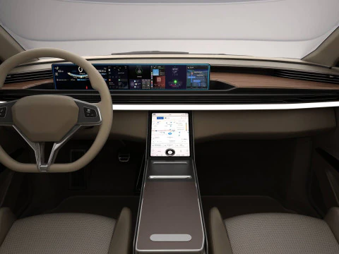 Berlina moderna generica Modello 3D