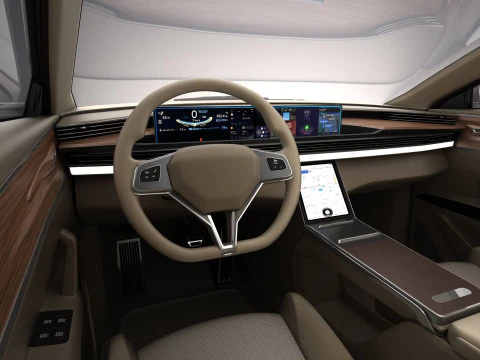 Berlina moderna generica Modello 3D