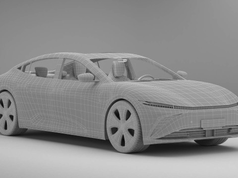 Generic Modern Sedan Modelo 3D