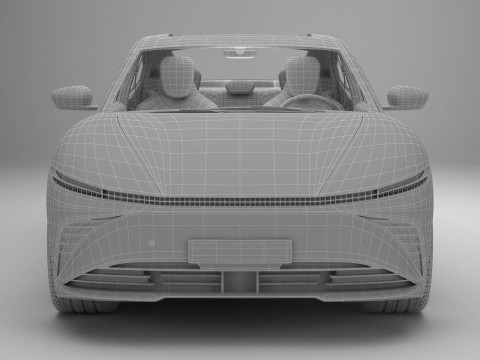 Generic Modern Sedan Modelo 3D