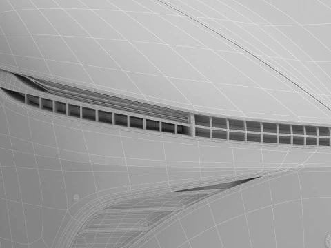 Berlina moderna generica Modello 3D