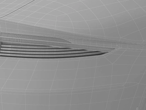 Berlina moderna generica Modello 3D