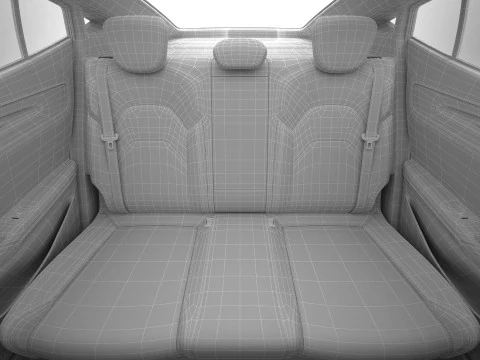 Berlina moderna generica Modello 3D