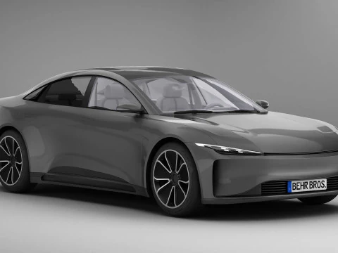 Coup&eacute; moderna generica Modello 3D