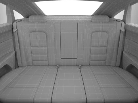 Coup&eacute; moderna generica Modello 3D