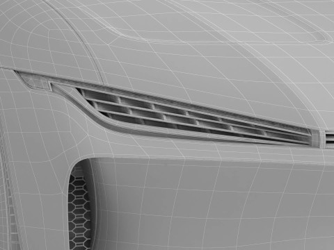 Generic Modern Coupe 3D Model