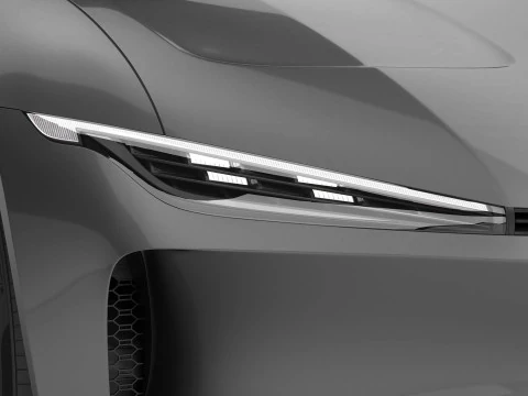 Coup&eacute; moderna generica Modello 3D