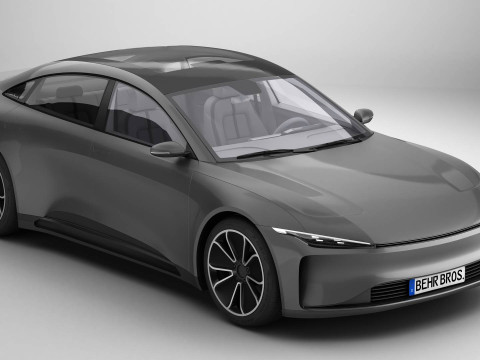 Generic Modern Coupe 3D Model