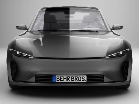 Coup&eacute; moderna generica Modello 3D