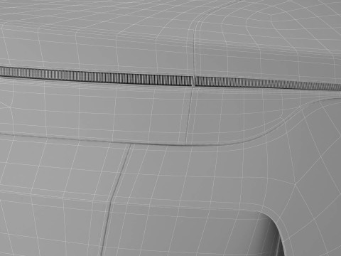 Generic Modern Coupe 3D Model