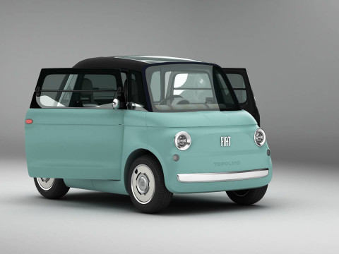 Fiat Topolino 2024 3D 模型
