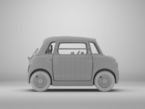 Fiat Topolino 2024 3D 模型