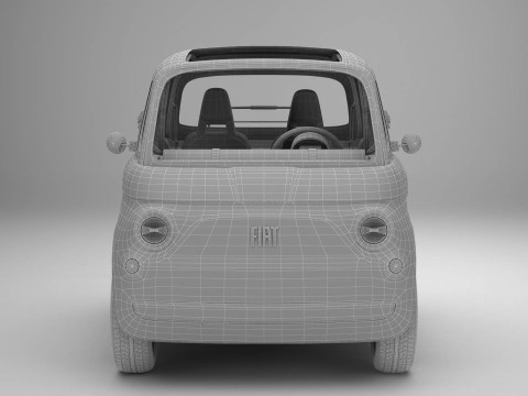 Fiat Topolino 2024 3D 模型