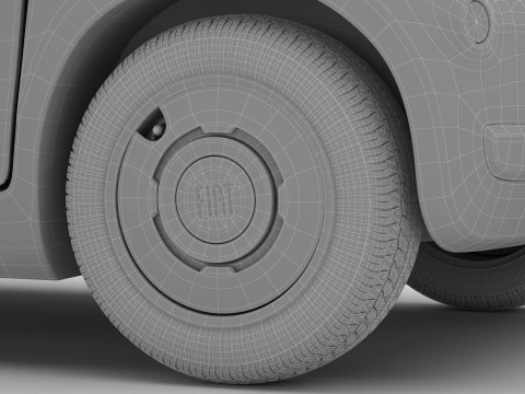Fiat Topolino 2024 3D 模型