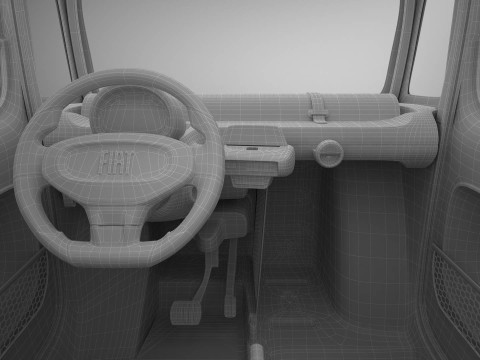 Fiat Topolino 2024 3D 模型