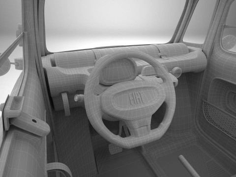 Fiat Topolino 2024 3D 模型