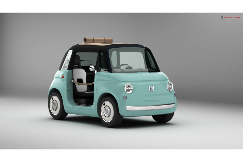 Fiat Topolino Dolcevita 2024 3D 模型 .c4d .max .obj .3ds .fbx .stl .blend