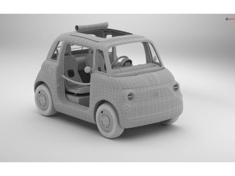 Fiat Topolino Dolcevita 2024 3D 模型