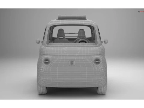 Fiat Topolino Dolcevita 2024 3D Model