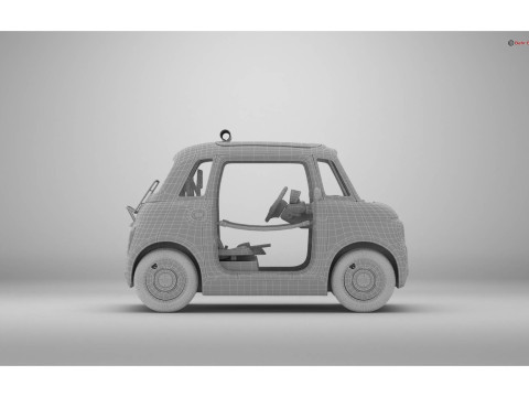 Fiat Topolino Dolcevita 2024 3D 模型
