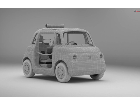 Fiat Topolino Dolcevita 2024 3D 模型