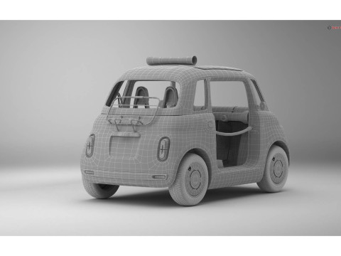 Fiat Topolino Dolcevita 2024 3D 模型
