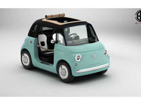 Fiat Topolino Dolcevita 2024 3D 模型
