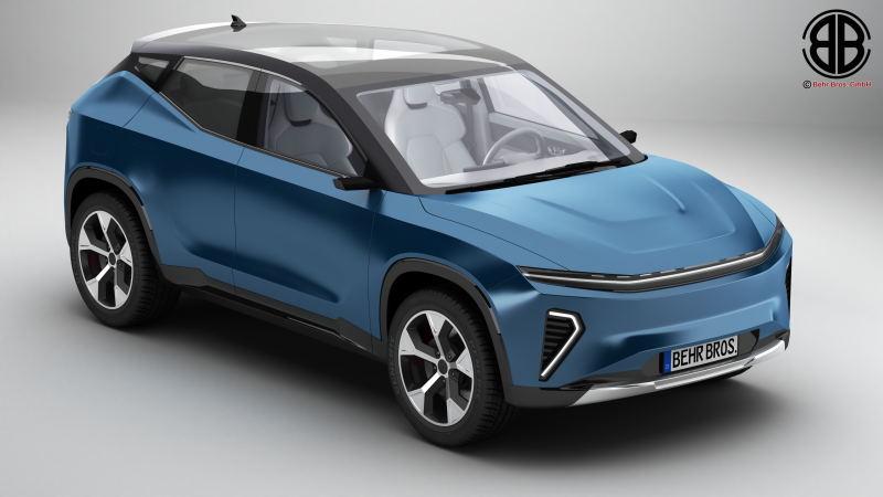 Generic Modern SUV Modelo 3D .c4d .max .obj .3ds .fbx .stl .blend