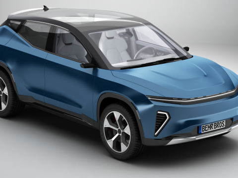 Generic Modern SUV 3D 模型