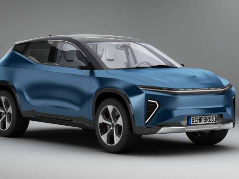 Generic Modern SUV Modelo 3D