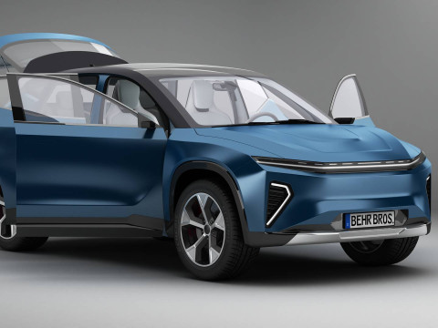 Generic Modern SUV Modelo 3D