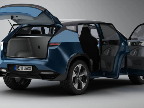 Generic Modern SUV 3D Model