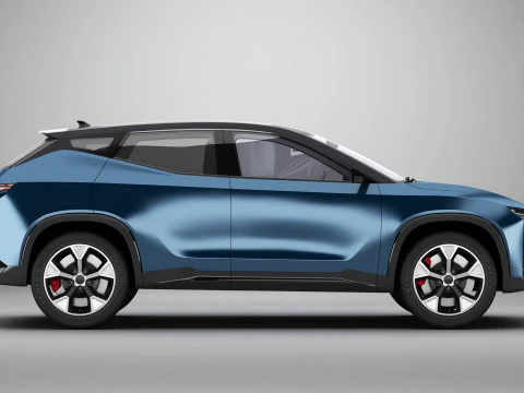 Generic Modern SUV 3D Model