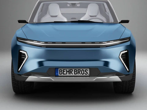 Generic Modern SUV 3D Model