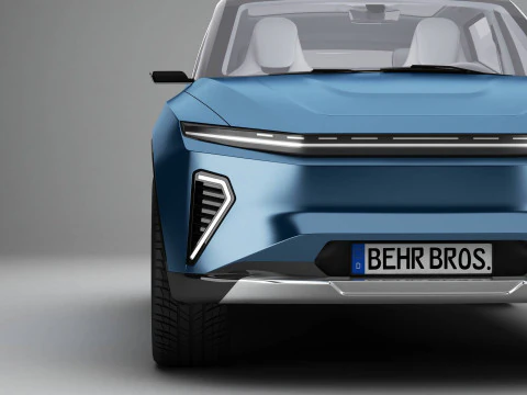 Generic Modern SUV 3D Model